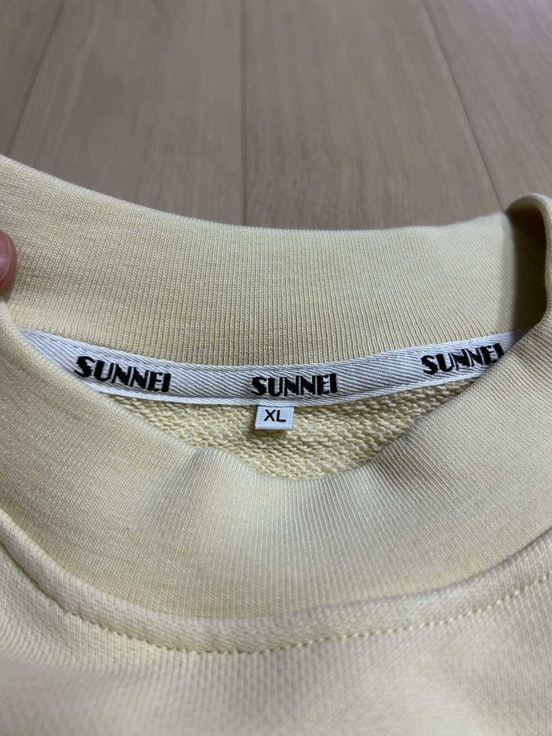 써네이 페널 로고 맨투맨 XL 상품이미지3