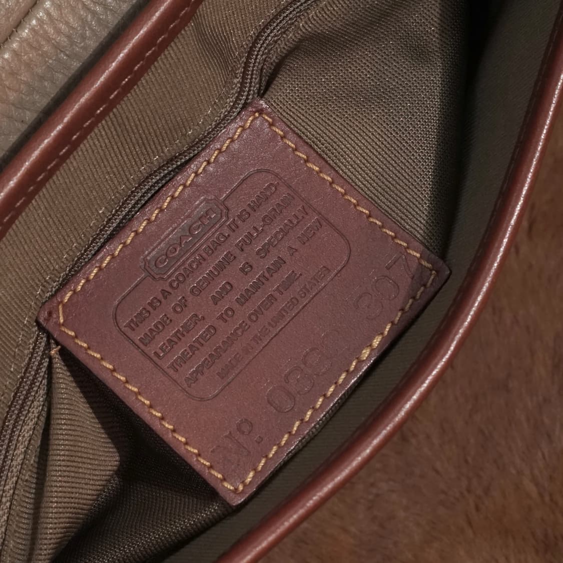 80s 올드 코치 셰리던 스튜어트 숄더백 상품이미지8