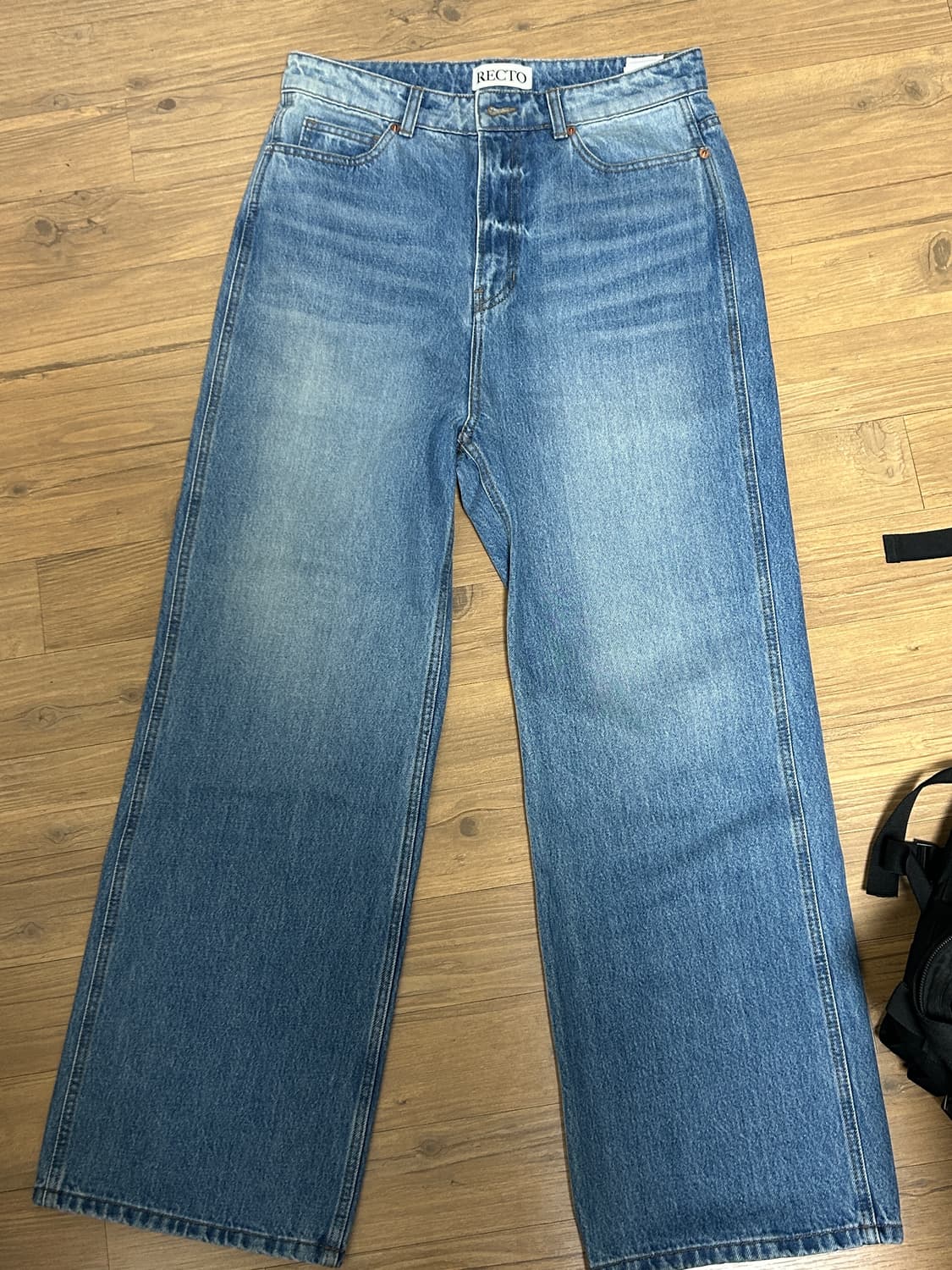 recto organic wide fit denim 상품이미지1