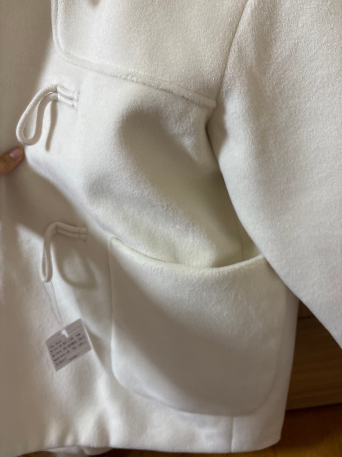 아이보리 떡볶이 숏코트 상품이미지4