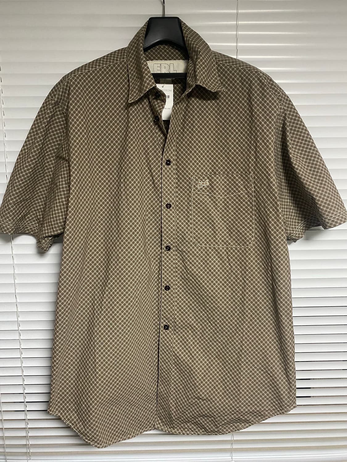 (새상품) ERL 이알엘 체크 셔츠 상품이미지5