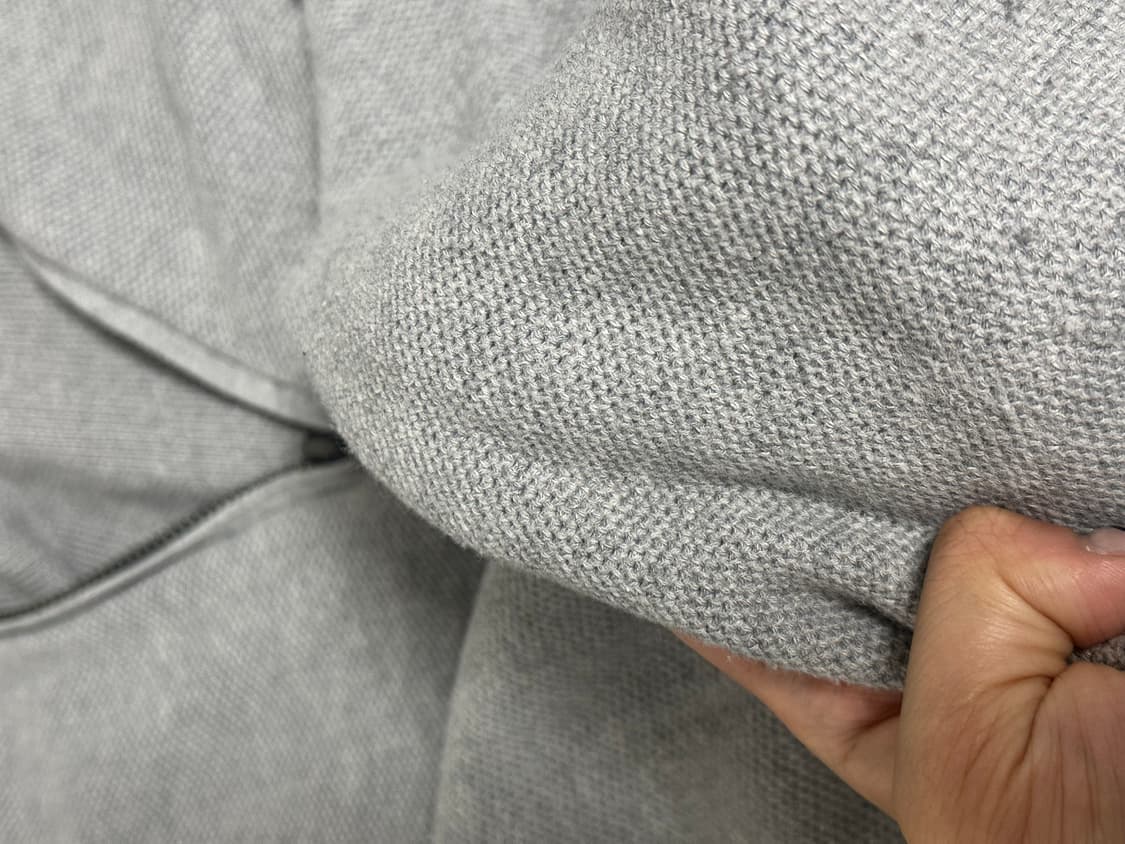 폴로 반집업 니트 그레이 상품이미지3