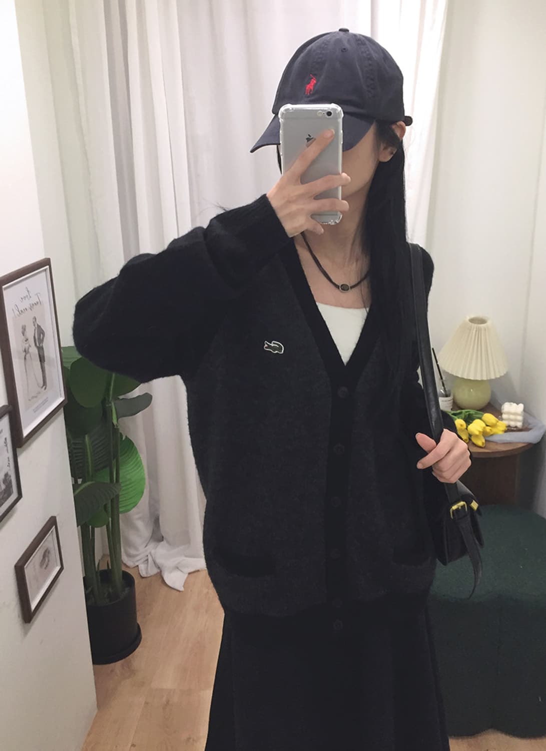 공용 라코스테 나그랑 V넥 가디건 95~100  상품이미지2