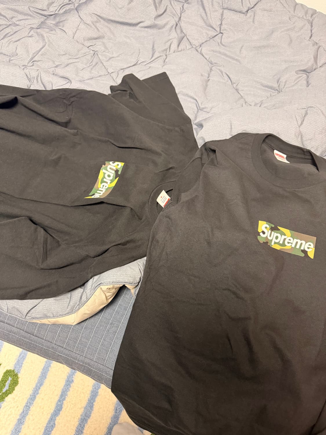 슈프림 박스로고 티셔츠 블랙 - 23FW 상품이미지1