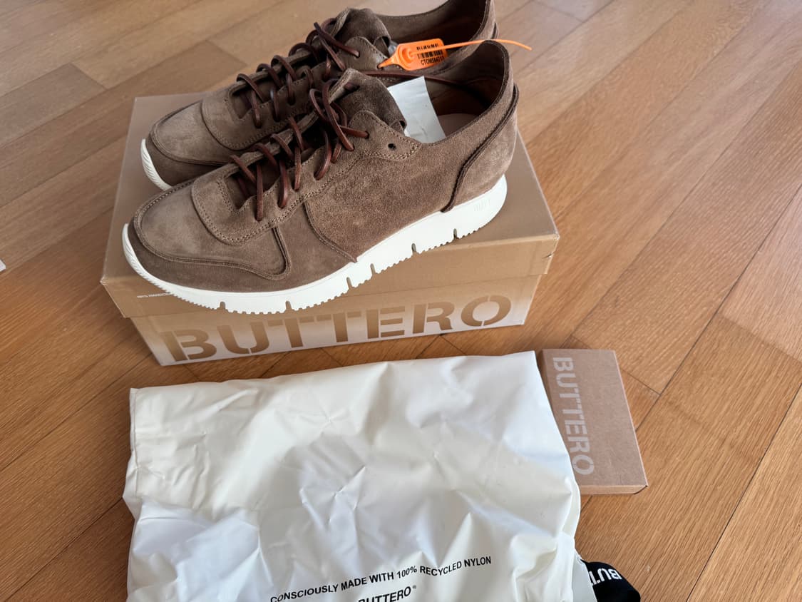 부테로 카레라 브라운 스웨이드 40 새제품 상품이미지2