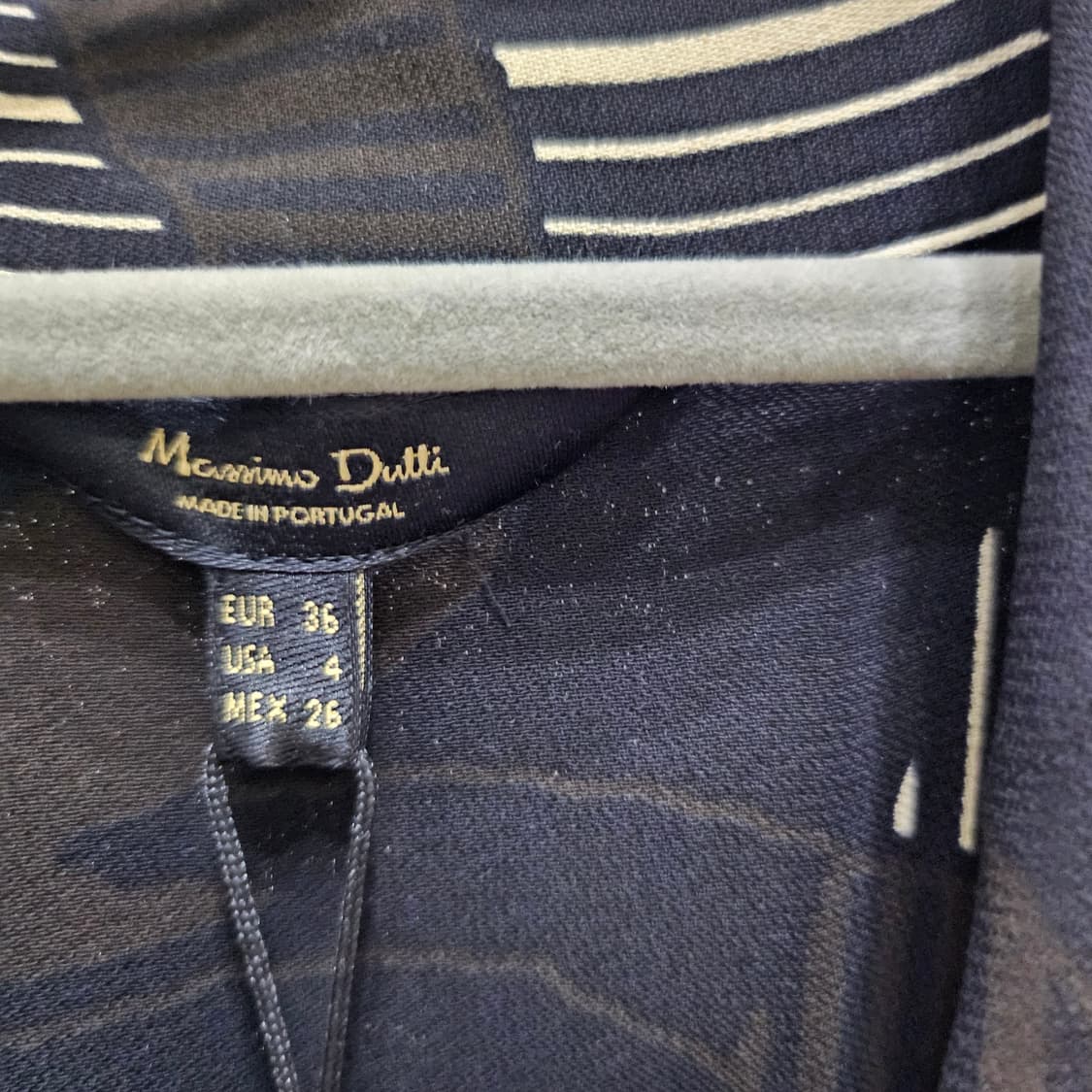 택도 안 뗀 마시모두띠 셔츠 롱 원피스 블랙 36 새제품 상품이미지5