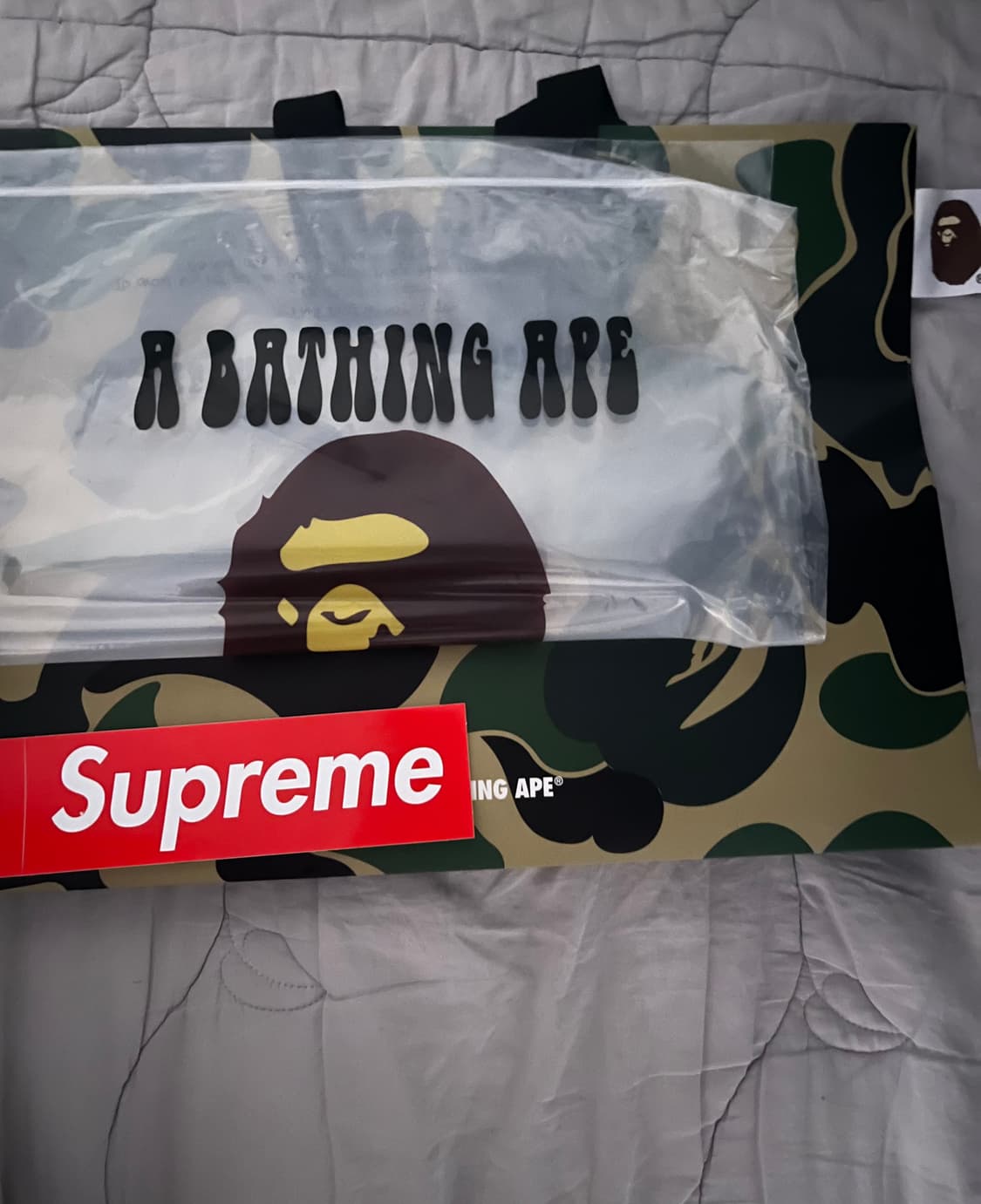 [정품300%]베이프 카모 더블샤크후드 상품이미지2