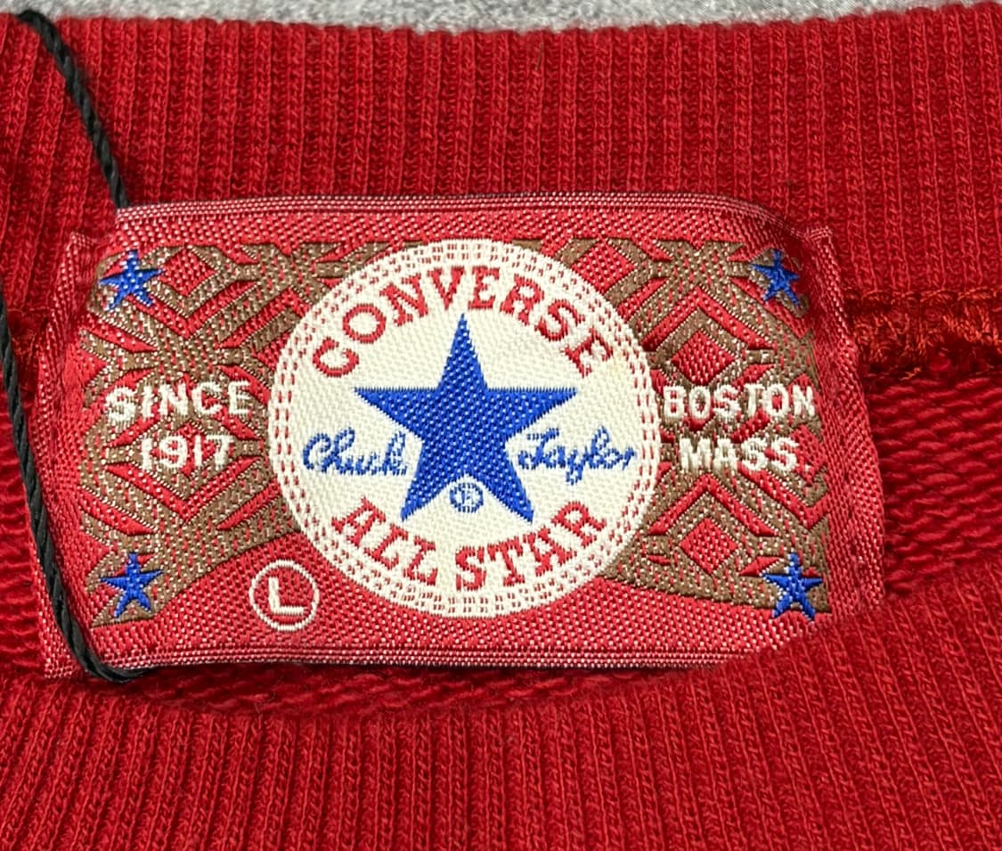 90-00s 컨버스 레드 스타 로고 맨투맨 상품이미지6