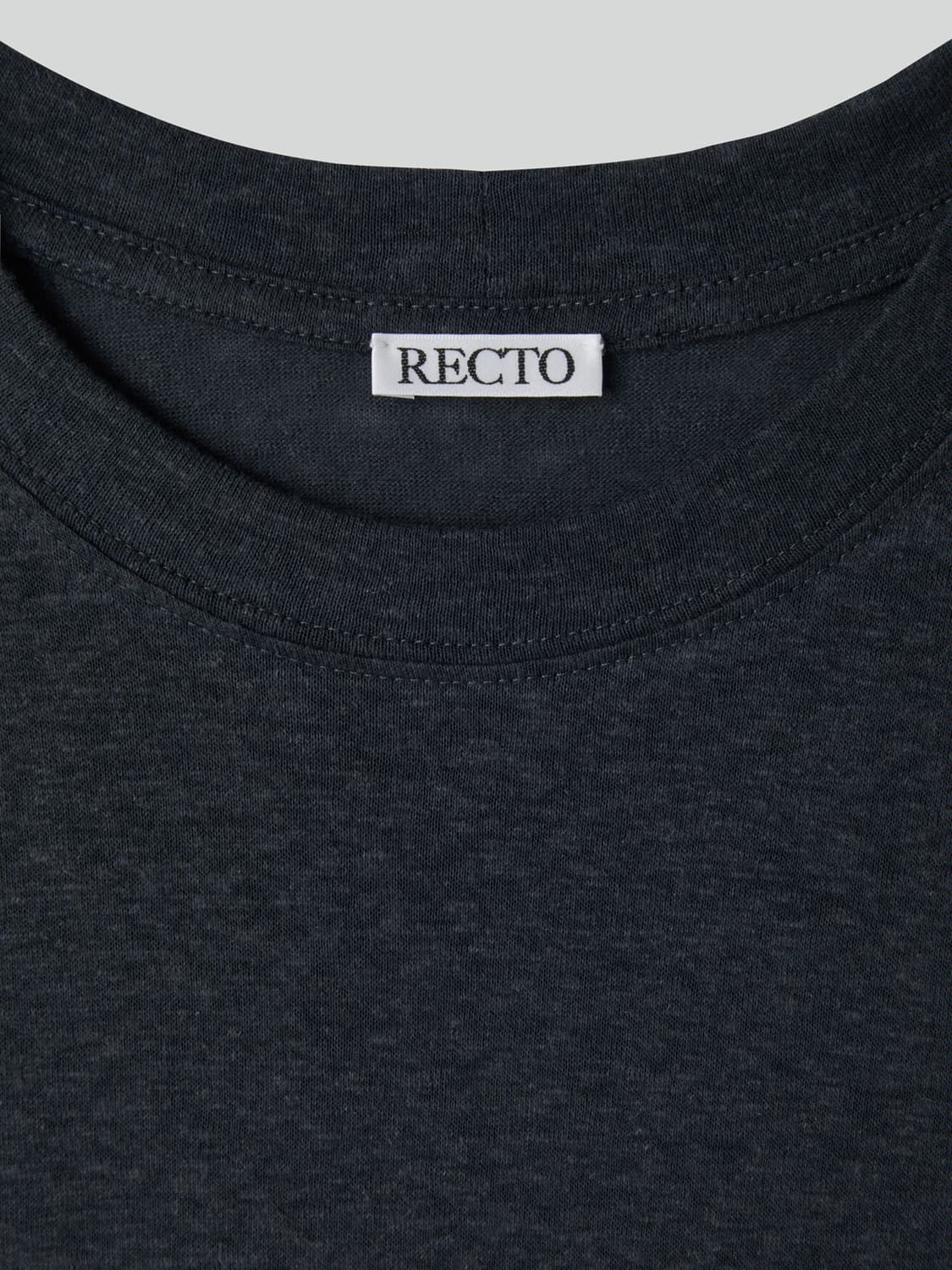 렉토 26SS 린넨 블렌드 루즈핏 티셔츠 인디고 네이비 상품이미지6