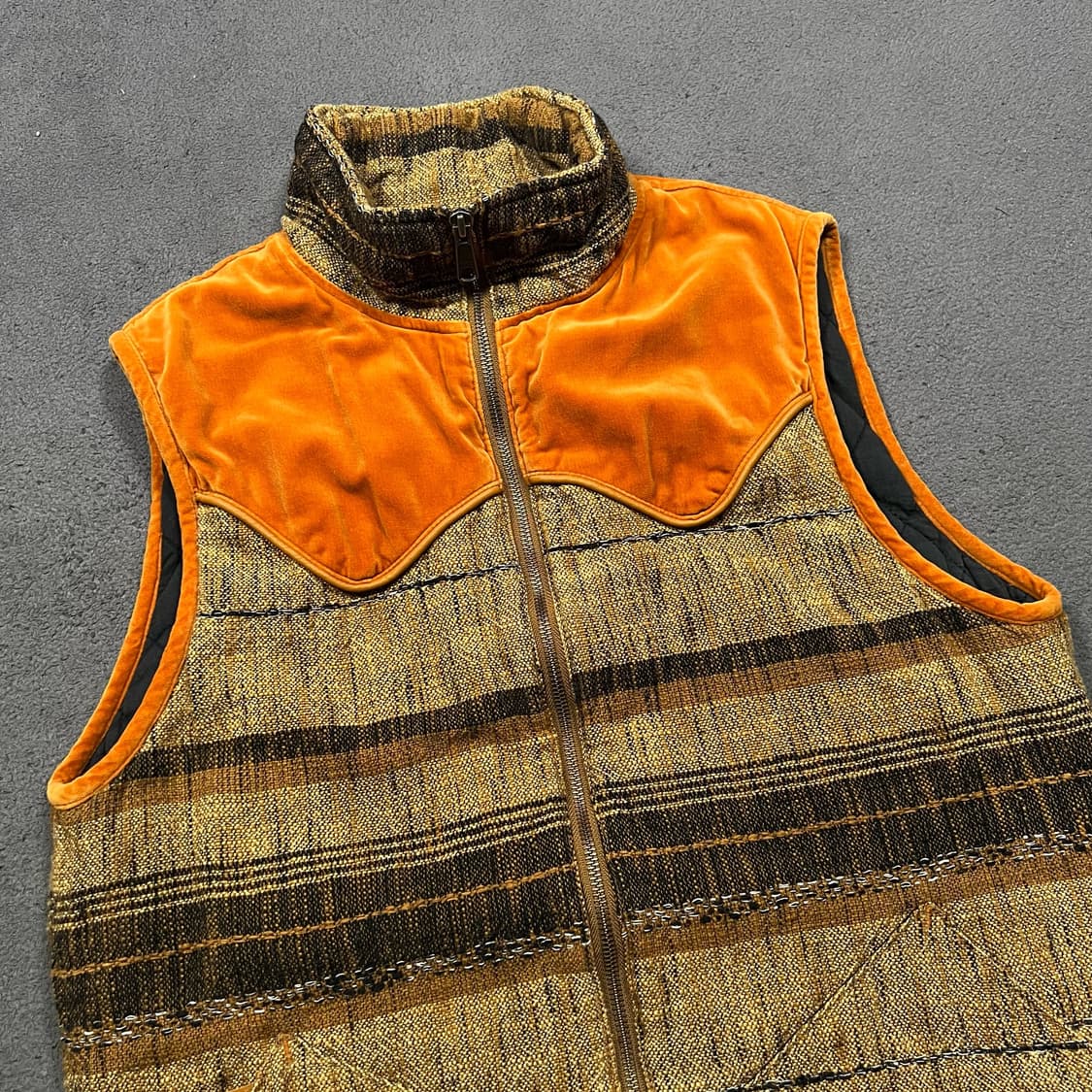 Urban Research 어반리서치 웨어하우스 웨스턴 베스트 패딩 상품이미지2