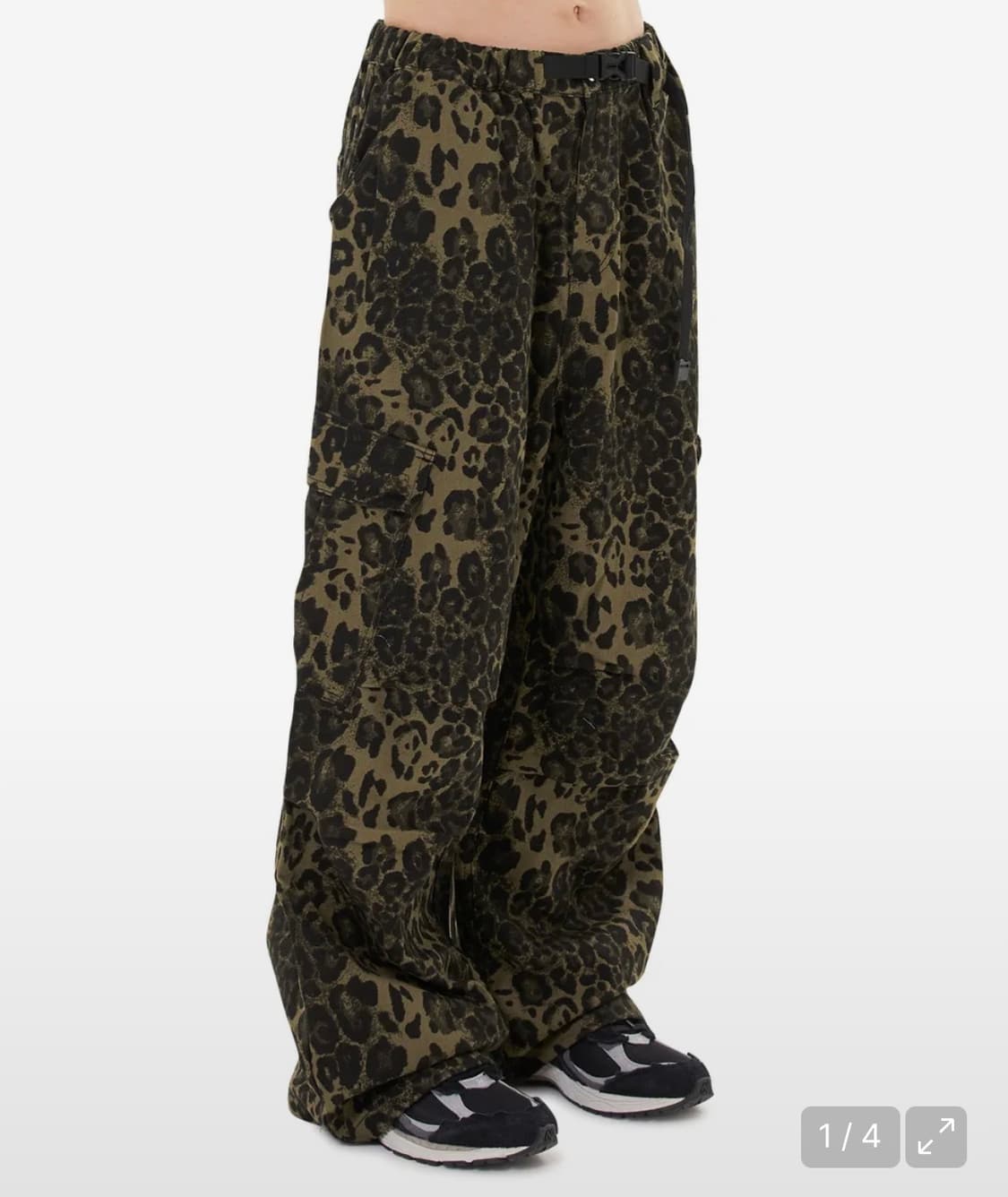 OY 레오파드 와이드 카고팬츠 2사이즈 상품이미지1