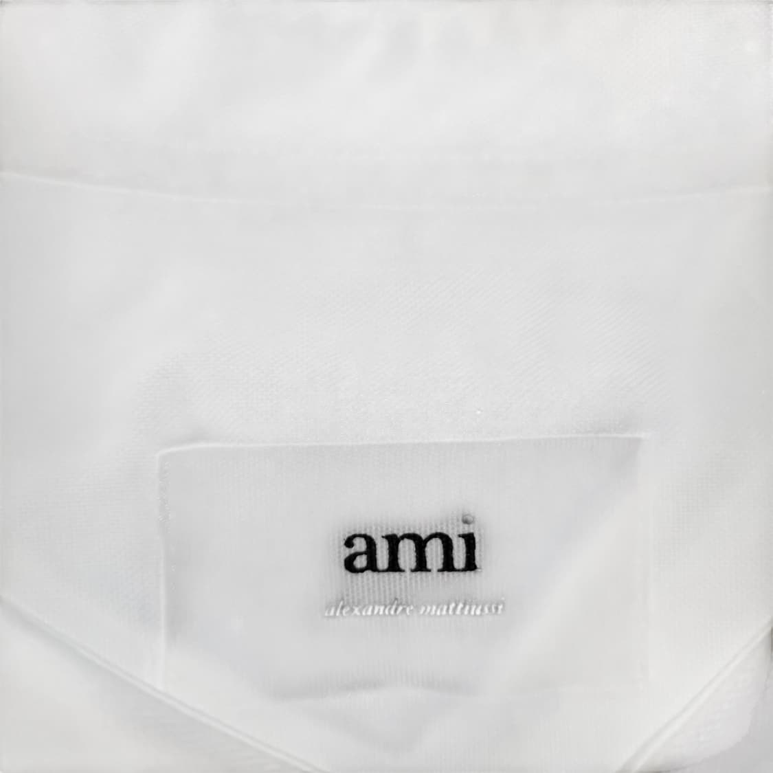 ami 아미 스몰로고 화이트 셔츠 상품이미지2