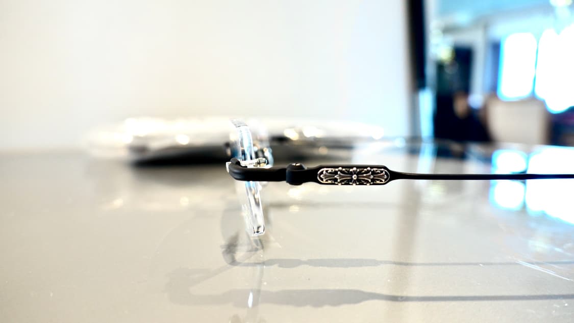 크롬하츠 소퍼스2 맷블랙/샤이닝 실버 안경 상품이미지4