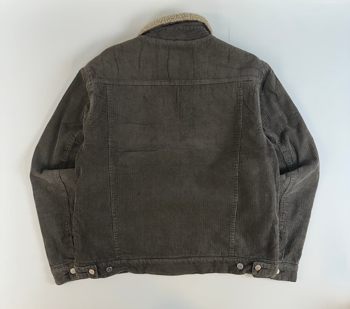 아르마니  코듀로이 쉐르파 트러커자켓 M 상품이미지3