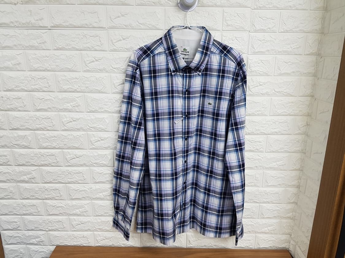 라코스테 체크 남방 남성100 (미착용) 상품이미지1