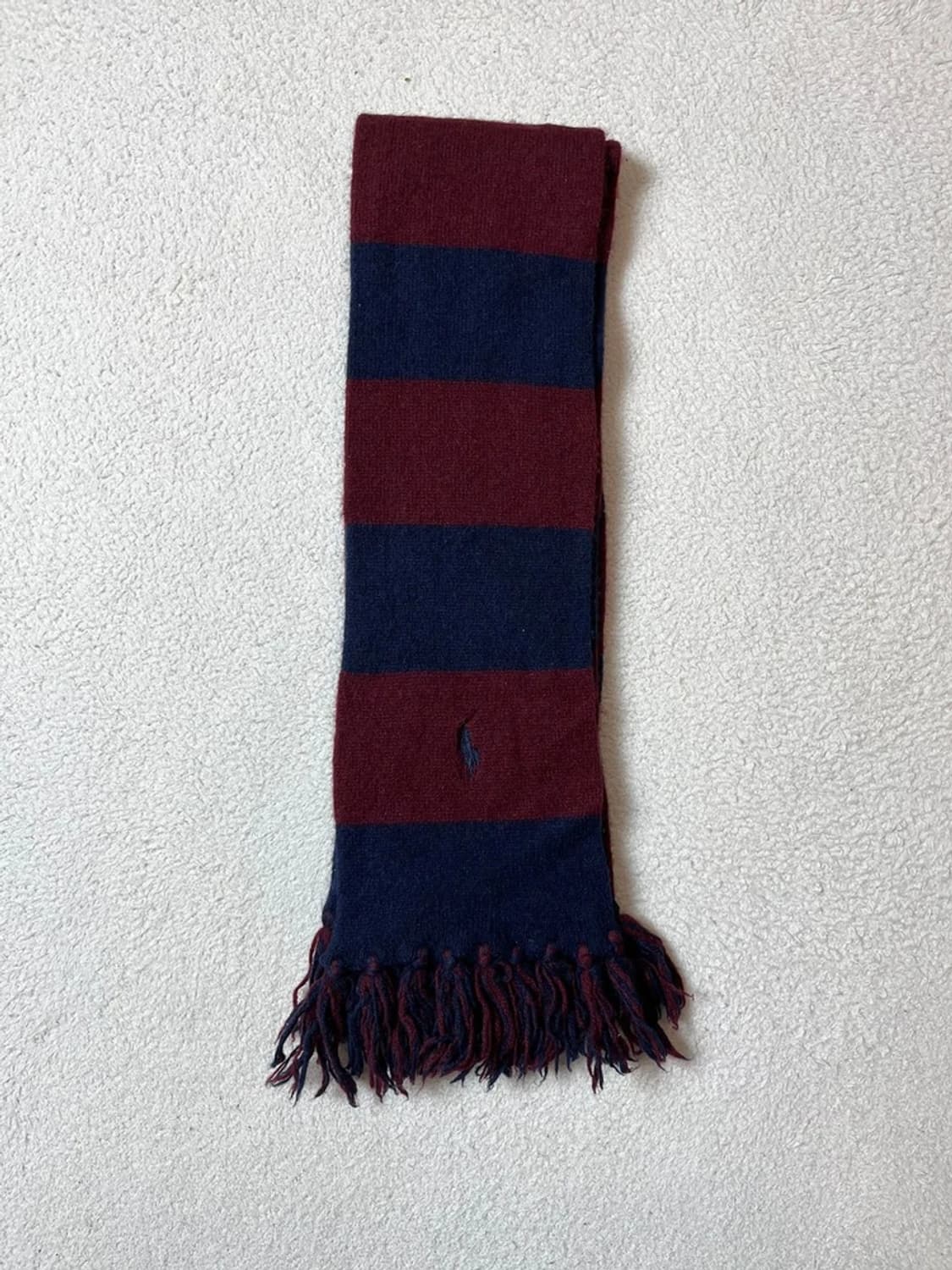 폴로 랄프로렌 00's 캐시미어 블렌드 단가라 롱 머플러 A1821 상품이미지3