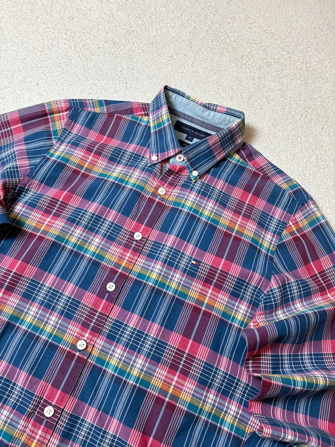 타미힐피거 00's Y2K 체크 셔츠 PN8063 상품이미지2