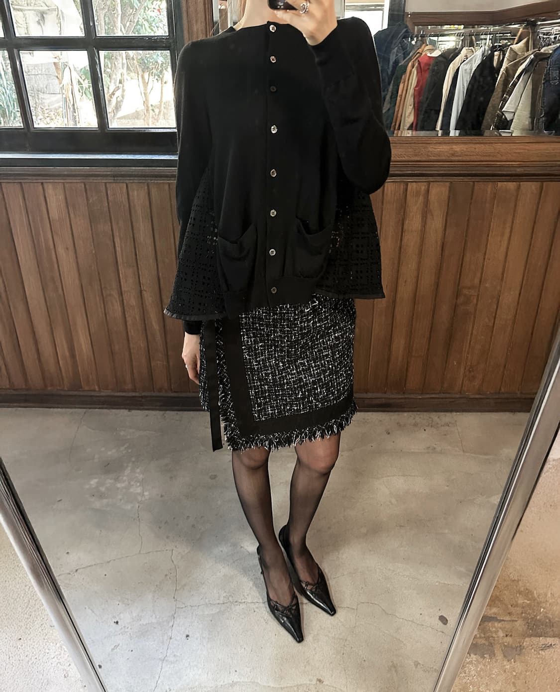 SACAI tweed wrap shorts 상품이미지2