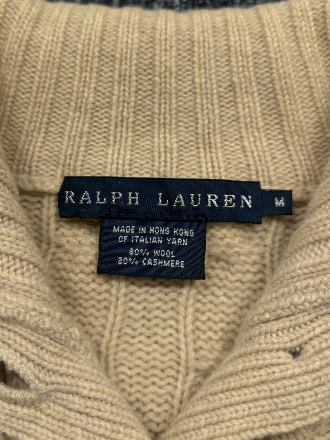 폴로 꽈배기 카라 니트 가디건 상품이미지8