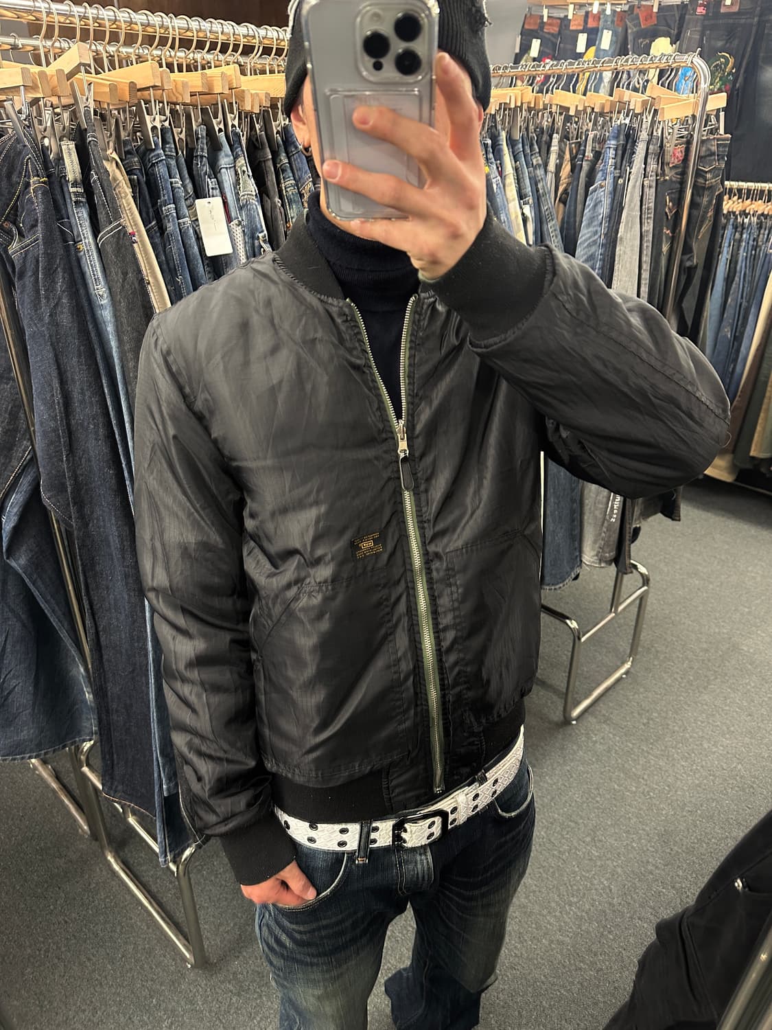 S) HUF 리버시블 봄버자켓 항공자켓  상품이미지2