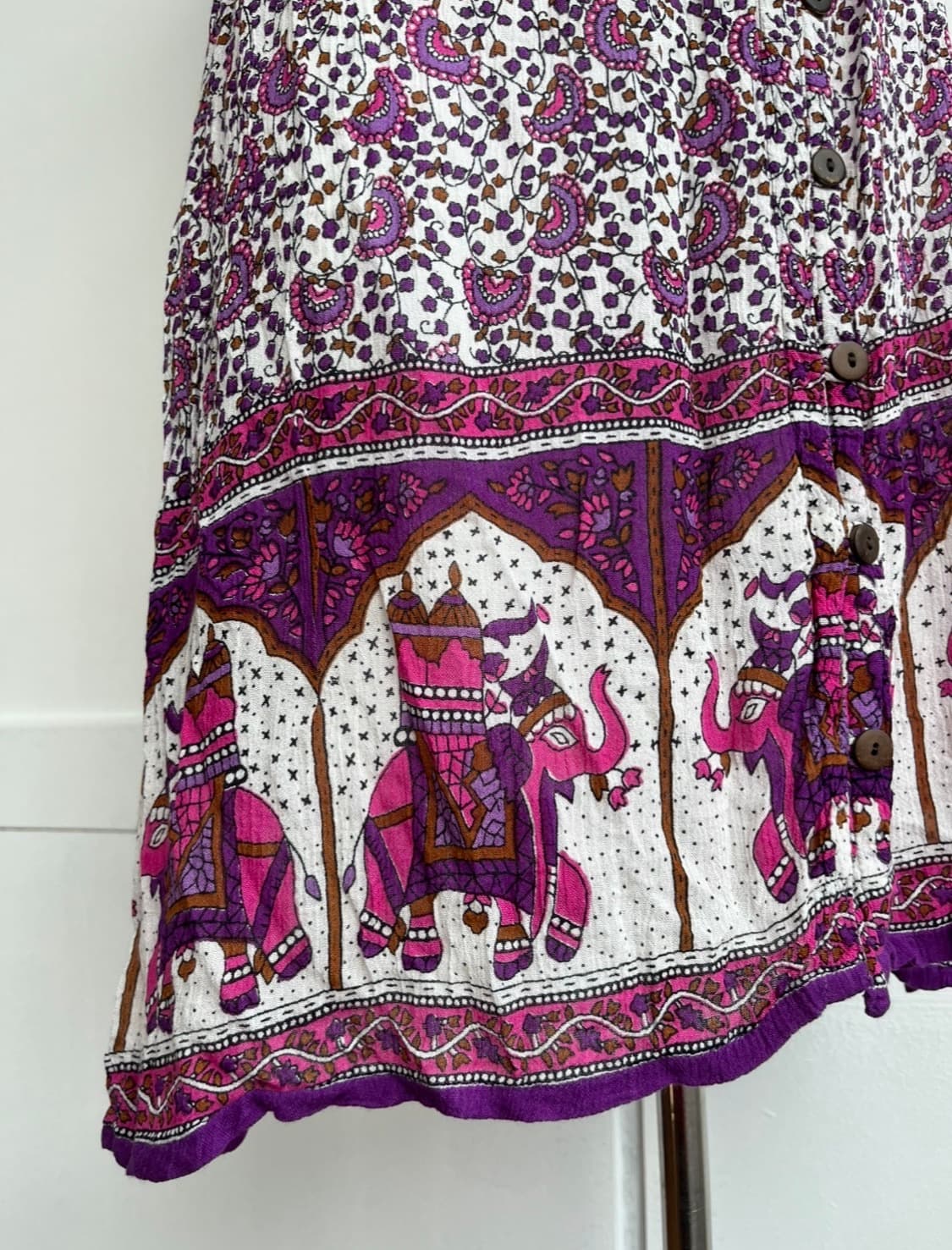 MALAIKA 에스닉 코끼리 보더 페이즐리 원피스 상품이미지3