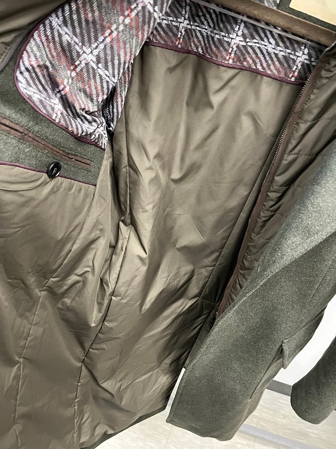 100-105) 제로세탄타 이태리 캐시미어 코트 상품이미지6