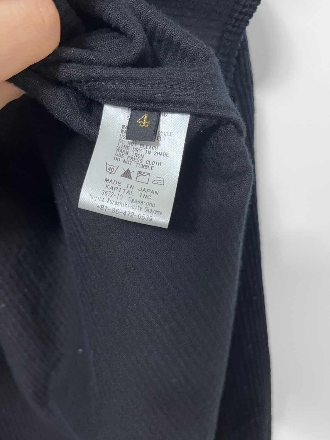 캐피탈 코듀로이 숄카라 셔츠자켓 팝니다! 상품이미지4