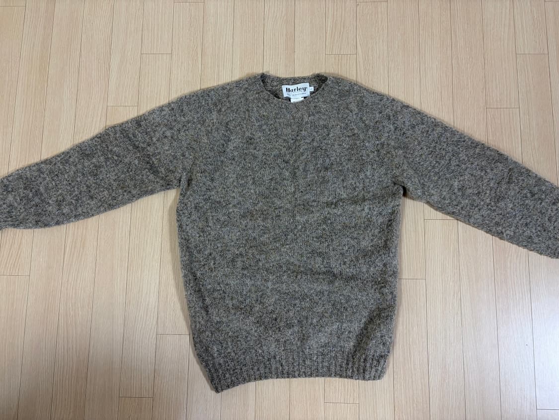 할리오브스코틀랜드 크루넥 스웨터 (베이지) / L (3사이즈) 상품이미지1