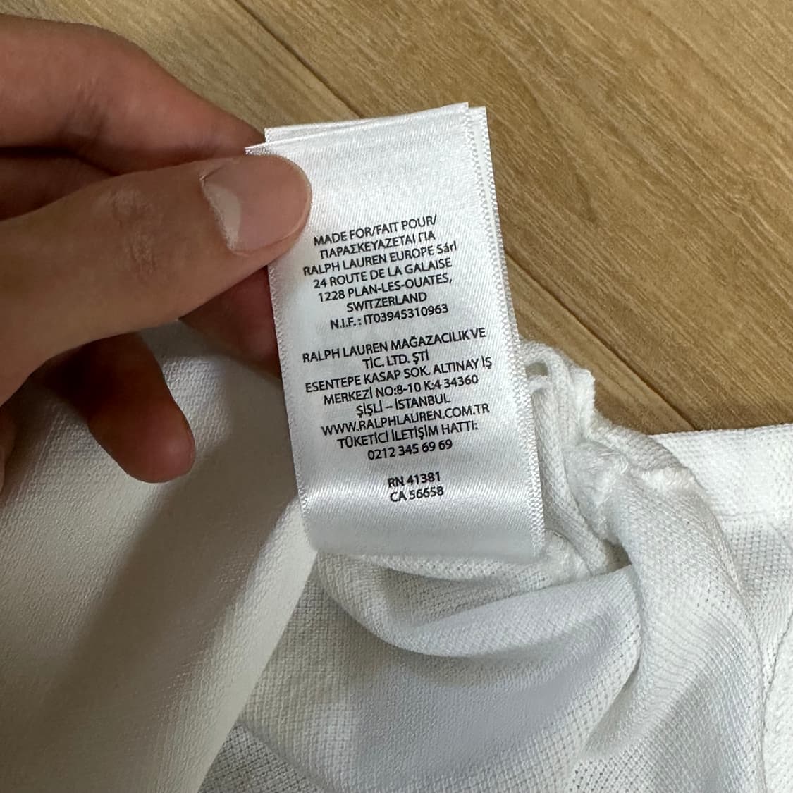 정품큐알) 폴로 빅포니 카라티 L 새상품급 상품이미지3