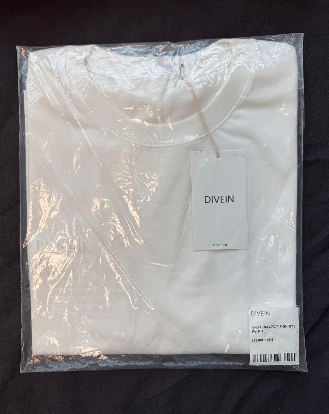 다이브인 크롭 티셔츠 새상품 상품이미지1