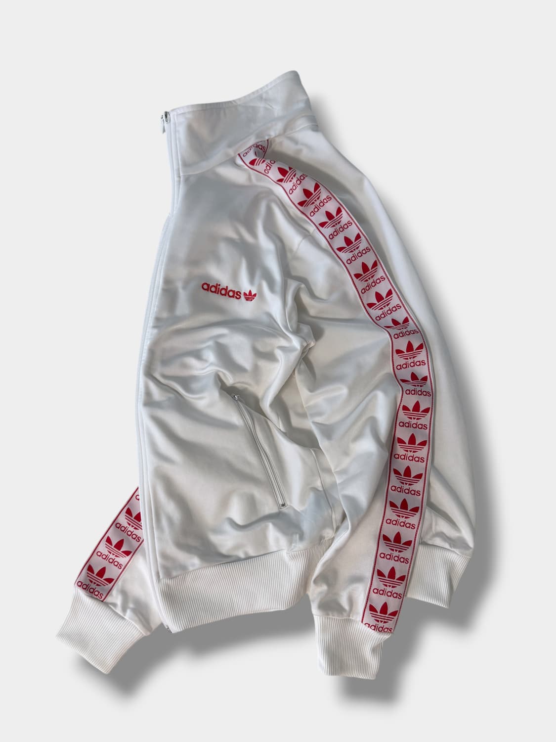 아디다스 90‘s 루즈핏 사이드라인 화이트 트랙 져지 상품이미지2