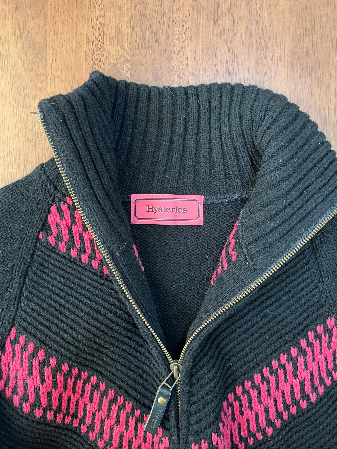 히스테릭 글래머 00s 니트 집업 재킷 상품이미지4