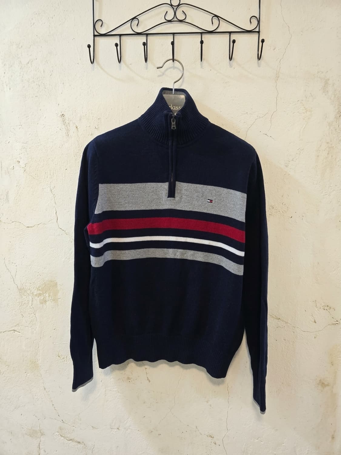 타미힐피거 반집업 니트 S 상품이미지1