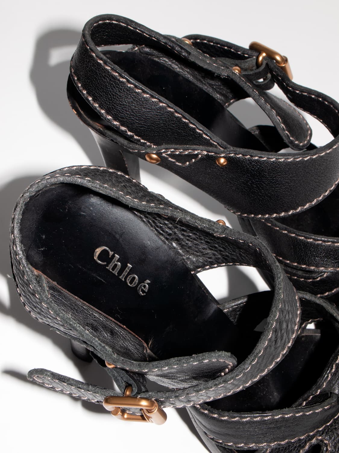 Pebbled Leather Strappy Sandal 상품이미지5