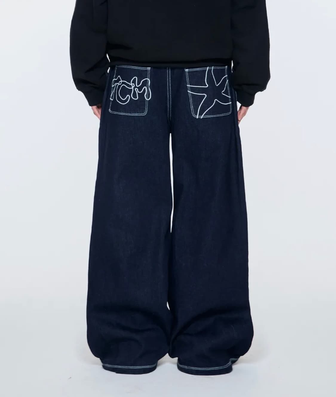 더콜디스트모먼트 팬츠 TCM back logo denim pants 상품이미지1