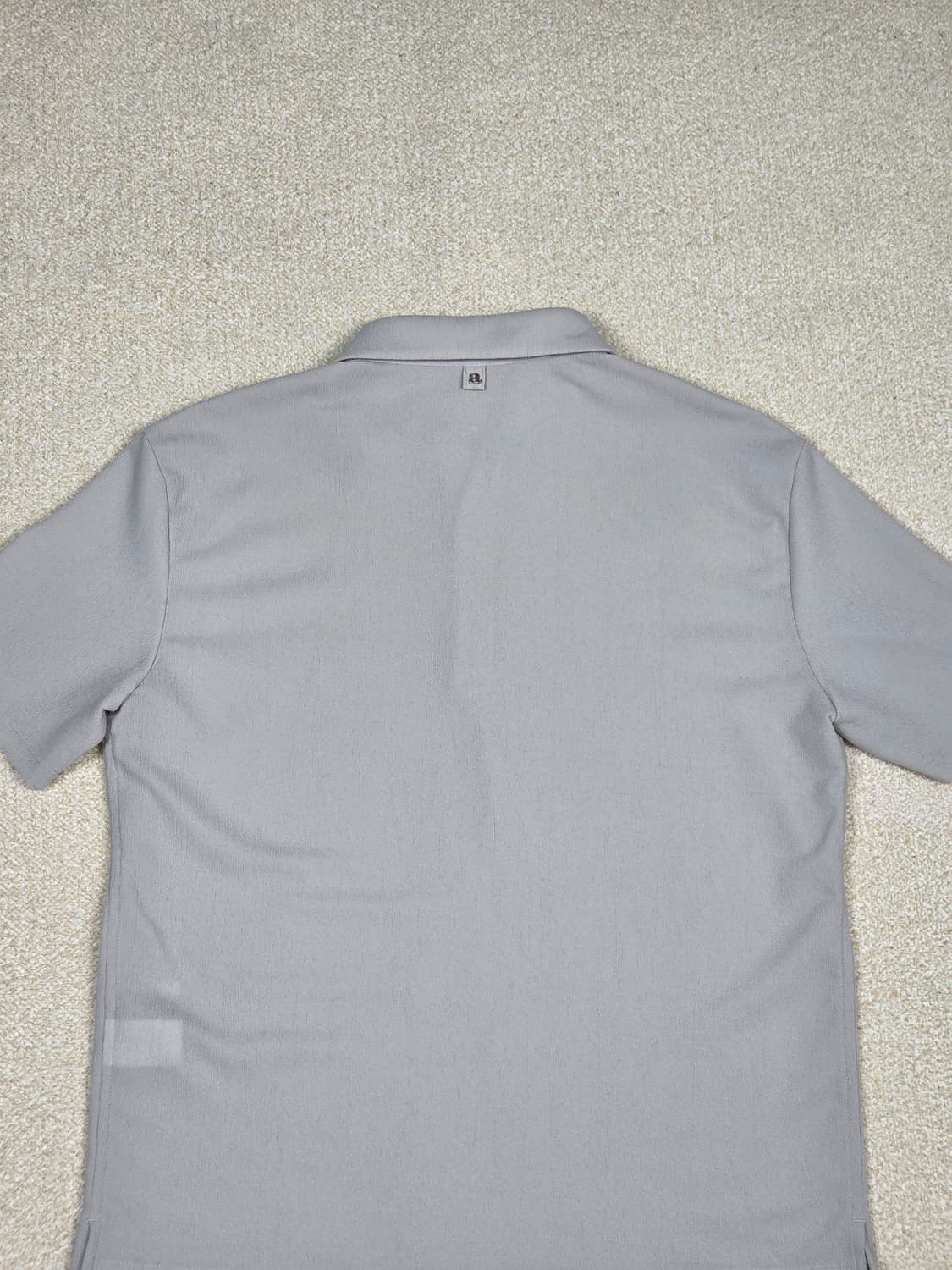 [알레그리] 텍스처 폴리 반팔 카라티 | S00029 상품이미지6