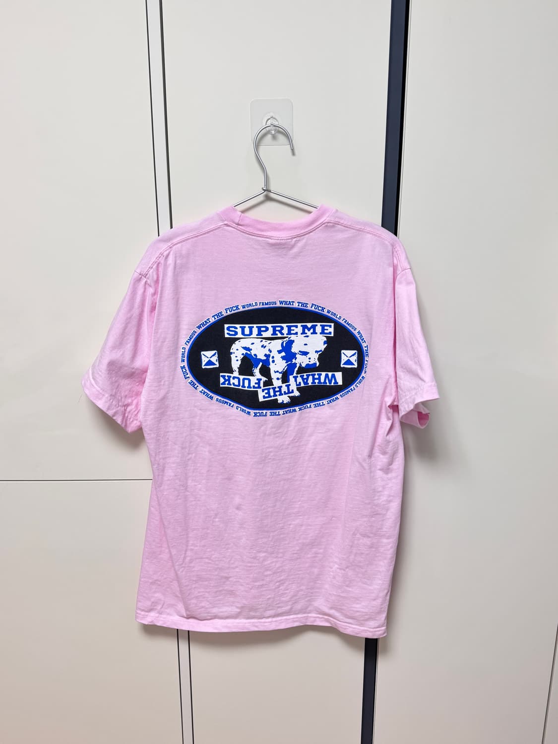 슈프림 달마시안 반팔 티셔츠 라이트 핑크 - 25SS 상품이미지3