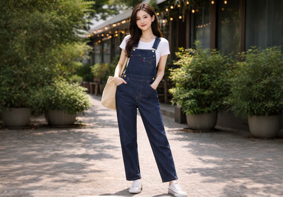 (S급) 리바이스 키즈 엔지니어드진 오버올 멜빵바지 (실측 포함) 상품이미지1