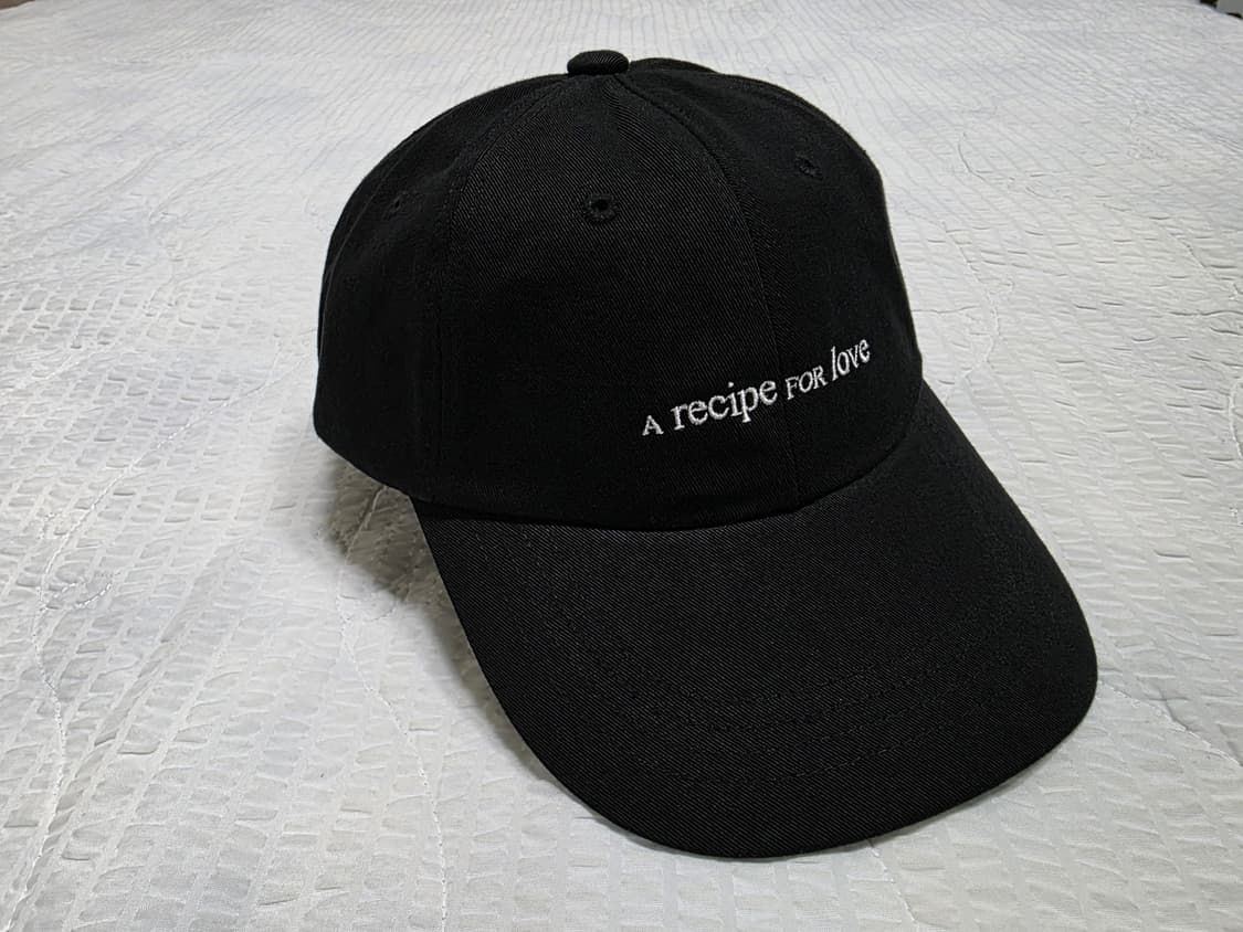 노운 미착용 새상품 흑배요리사 간귀 콜라보 모자 볼캡 검정색 NOUN 상품이미지9