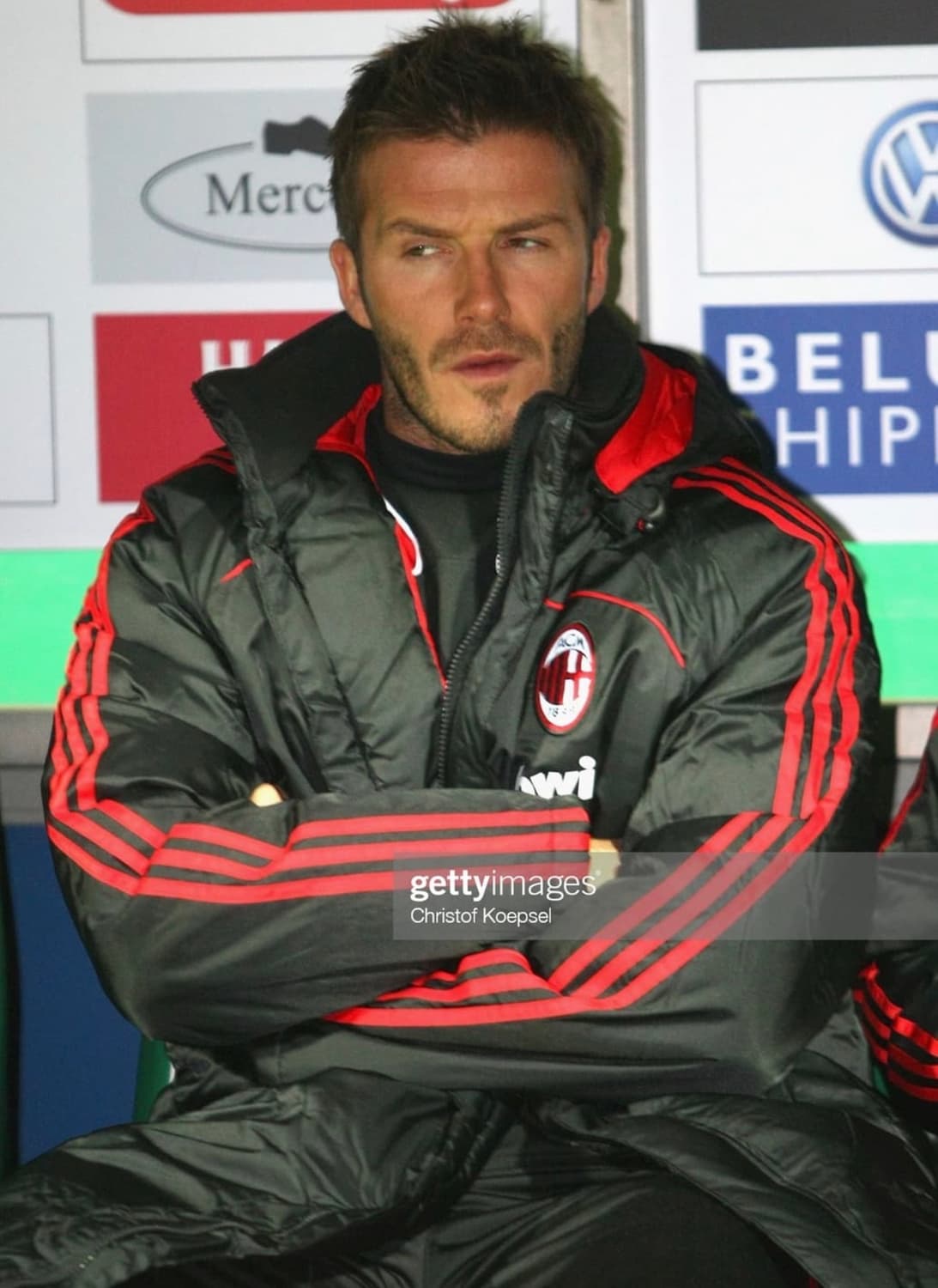 [90] 아디다스 AC밀란 08-09 패디드자켓 상품이미지1