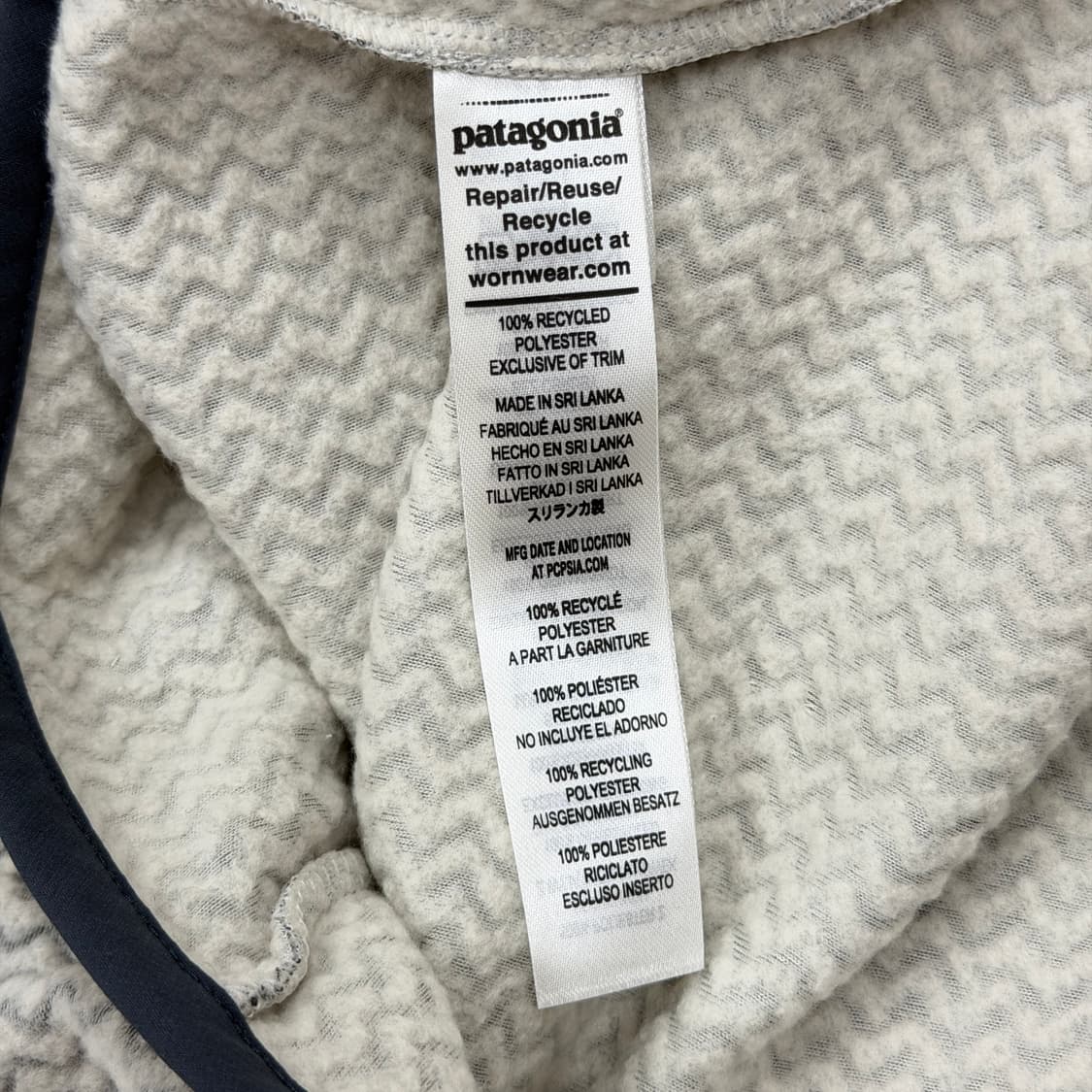 파타고니아 우먼 R1 에어 풀집 후디 자켓 L 상품이미지5