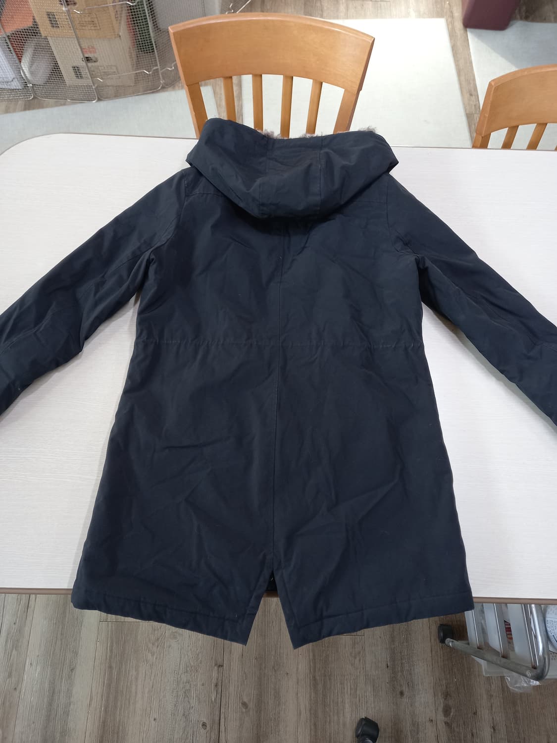 L100 리바이스 여성용 피쉬테일 야상패딩 블랙 L-684 상품이미지2