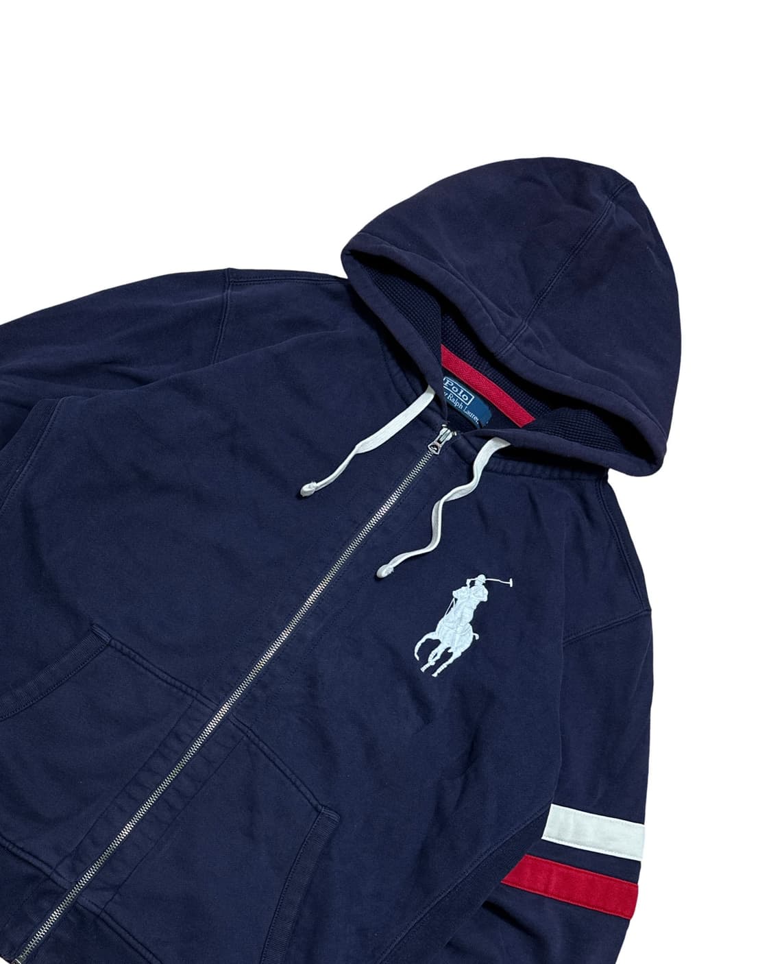 폴로 빅포니 네이비 후드집업 상품이미지3