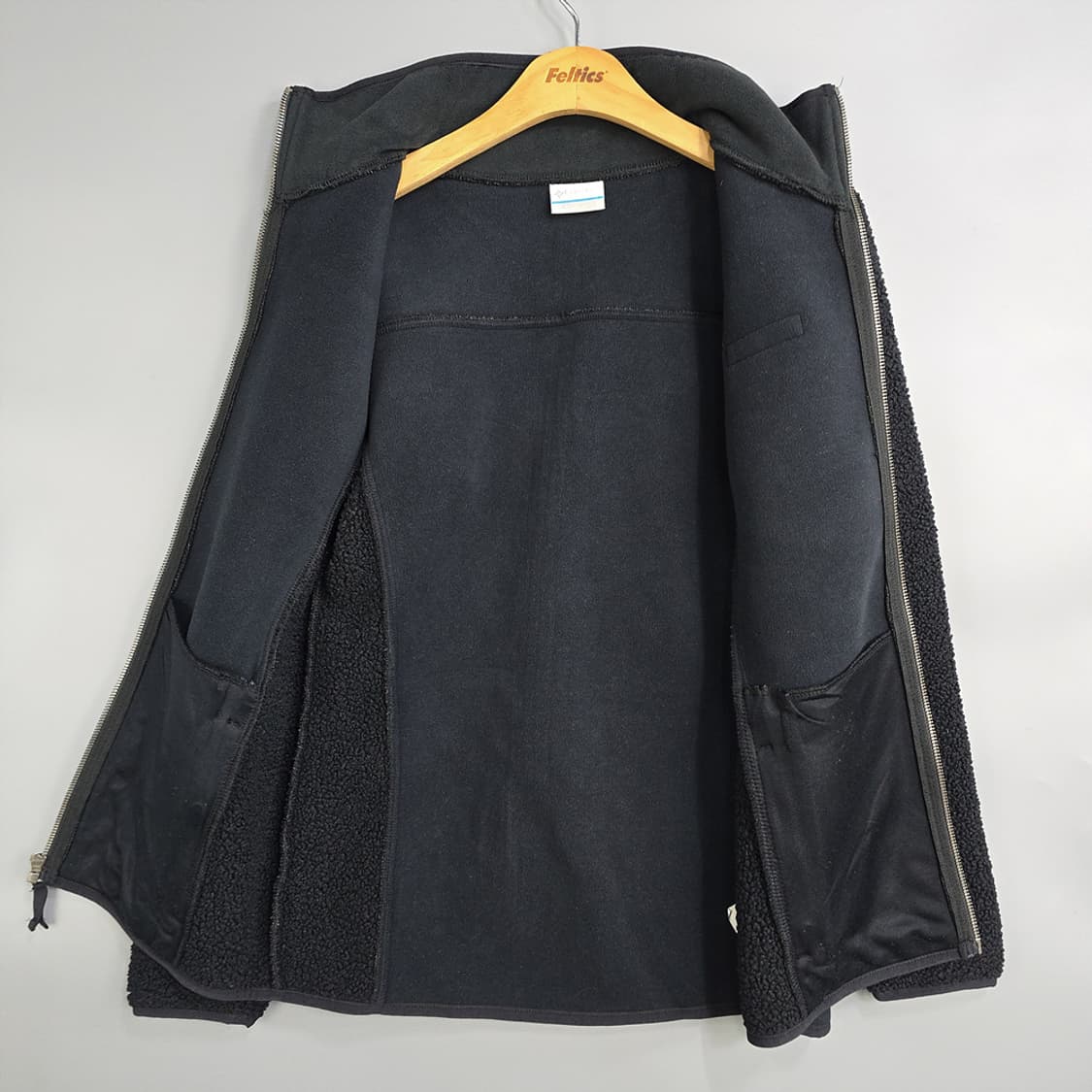 컬럼비아(Columbia) 여성 뽀글이 플리스 집업 블랙 100 상품이미지5