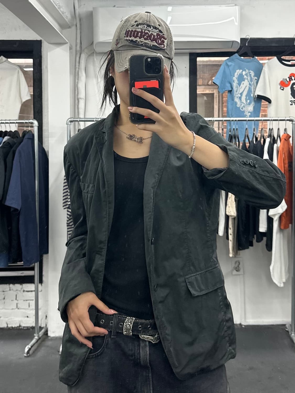 CP 컴퍼니 가먼트다잉 블레이저 자켓 상품이미지1