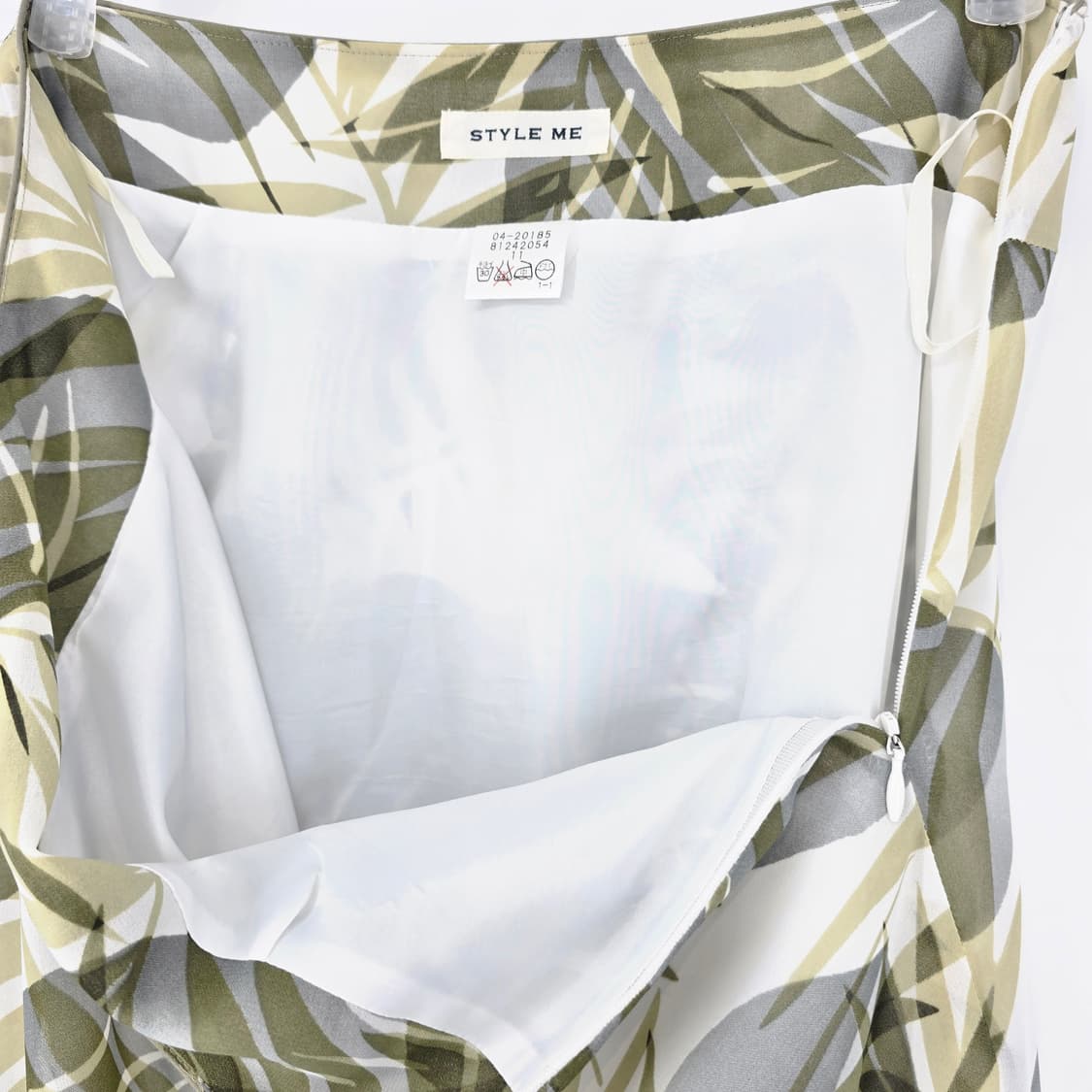 일본 빈티지 나뭇잎 패턴 롱 스커트 쉬폰 치마 28 상품이미지9