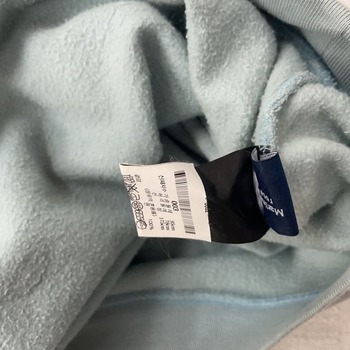 [100] 마틴로즈 기모 맨투맨 스웻셔츠 상품이미지5