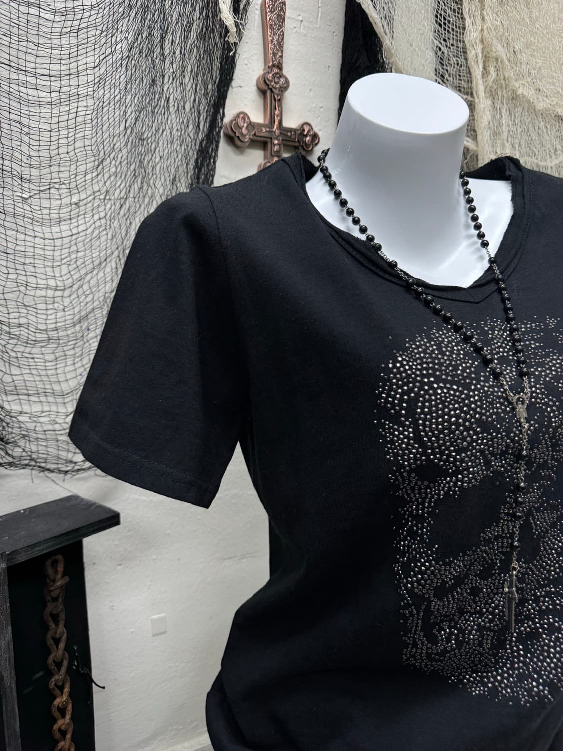 Ozz croce 00s cubic skull top 상품이미지2