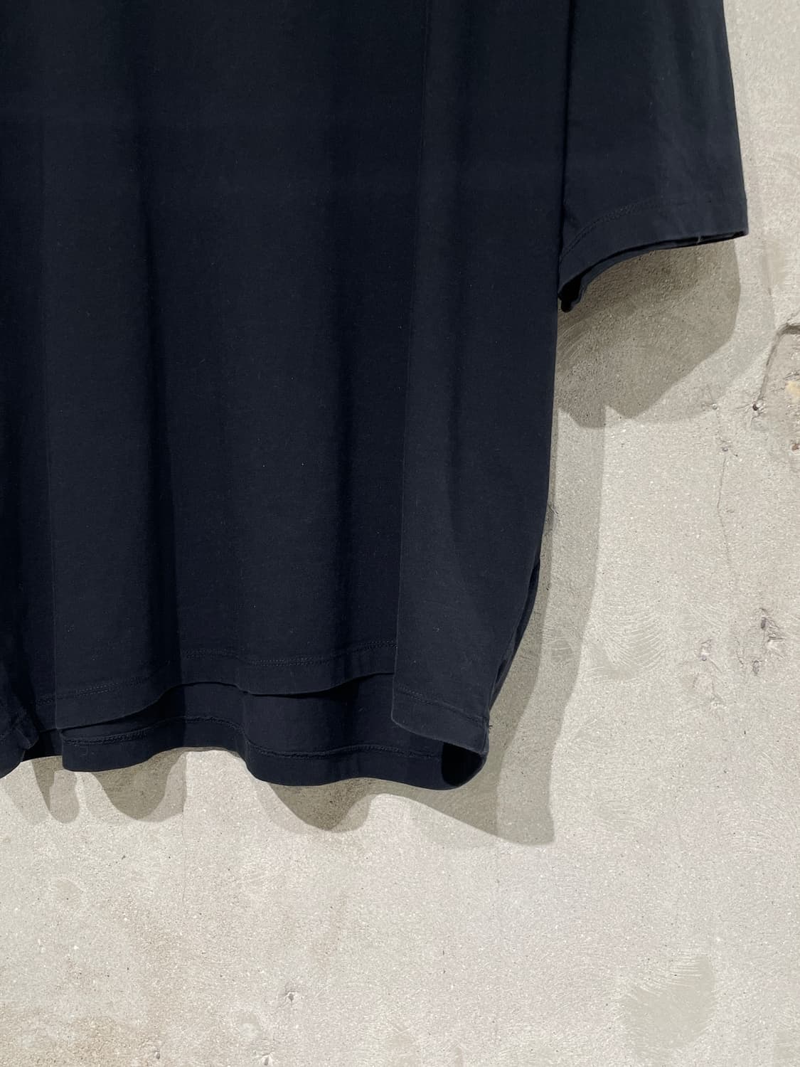 질샌더 블랙 코튼 오버 하프티 상품이미지5