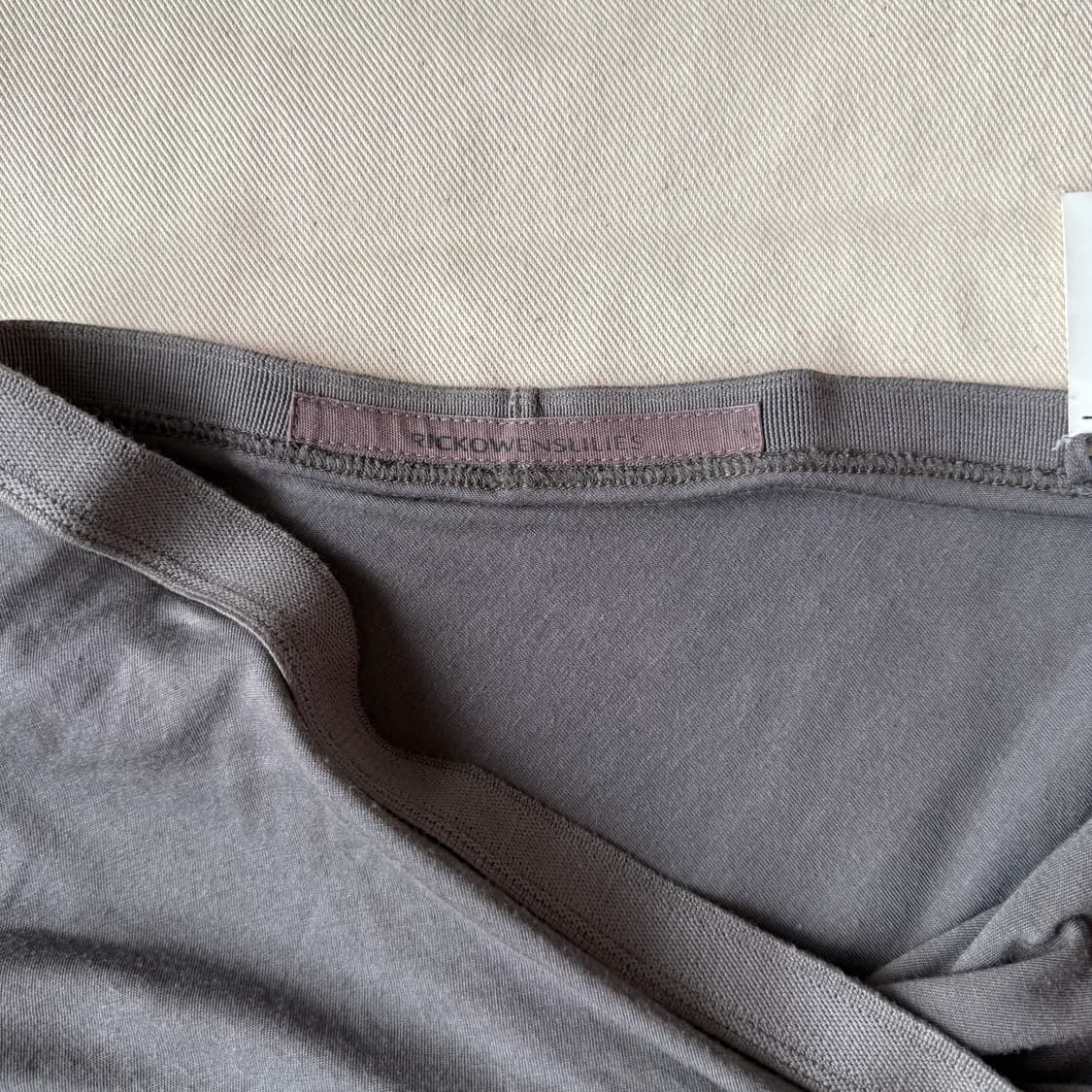 릭오웬스 릴리스 드레이프 미디 스커트 상품이미지3